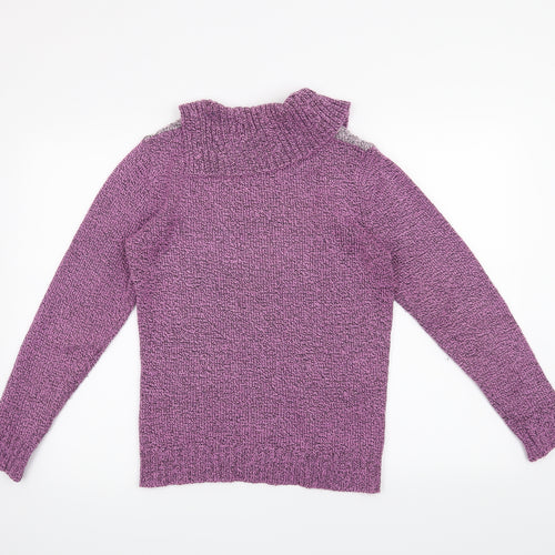 Bon Marché Womens Purple   Pullover Jumper Size S