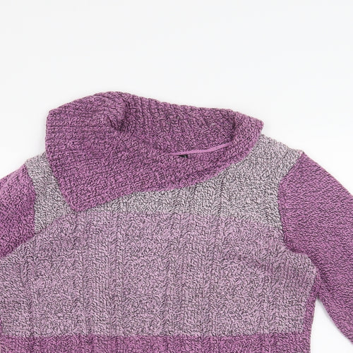 Bon Marché Womens Purple   Pullover Jumper Size S