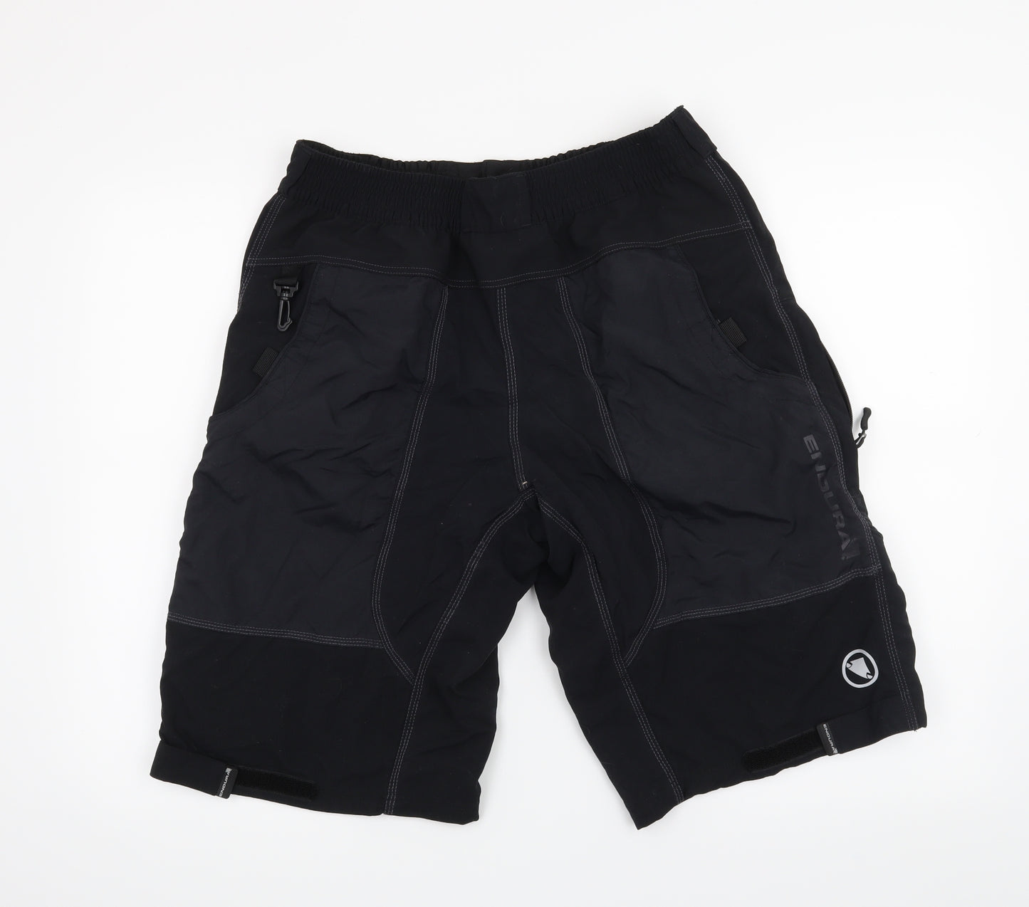 Endurance Mens Black   Cargo Shorts Size L