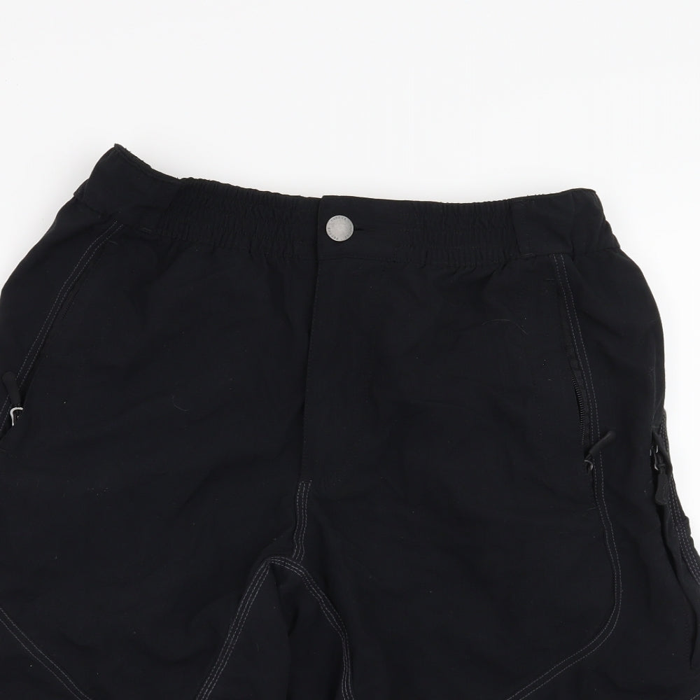 Endurance Mens Black   Cargo Shorts Size L