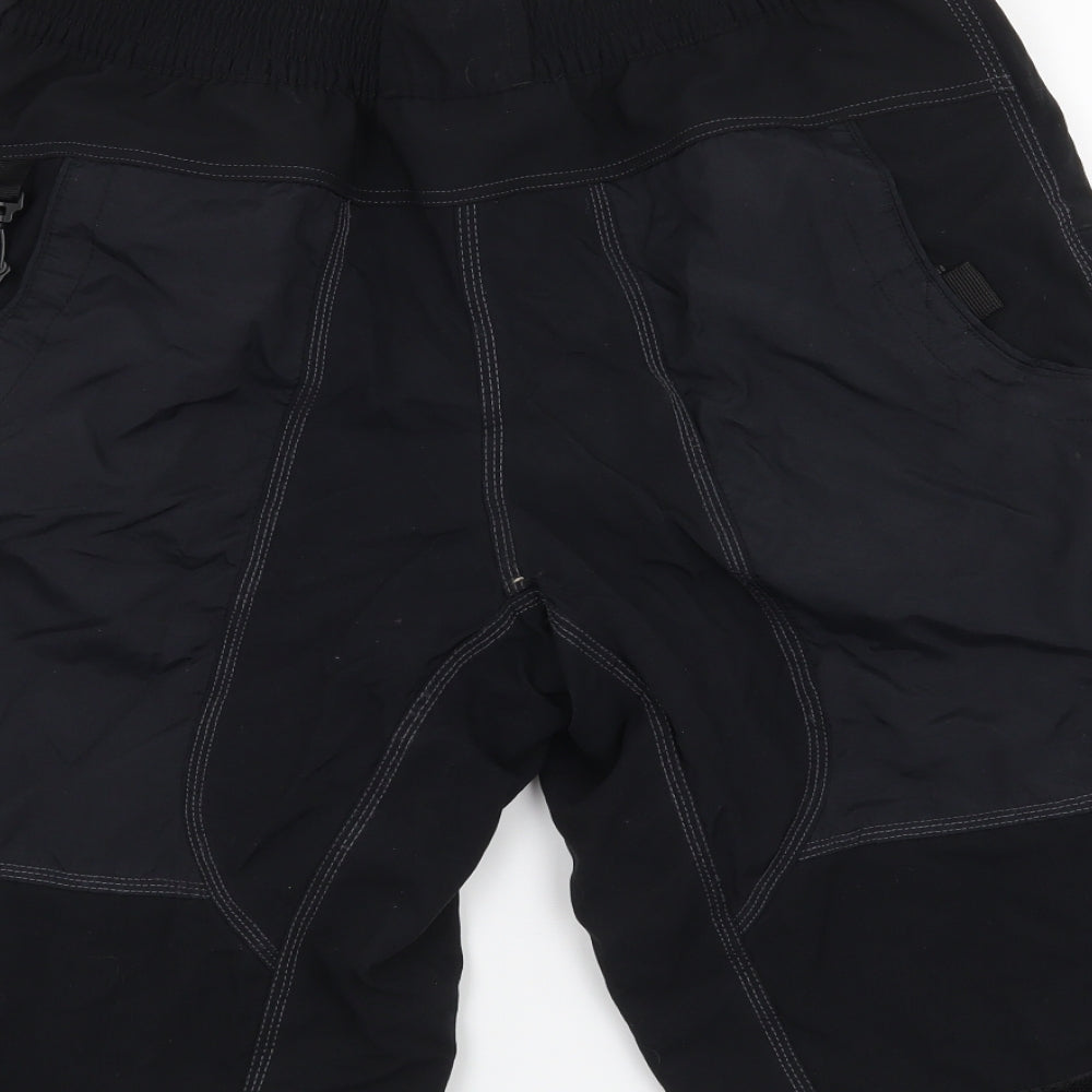 Endurance Mens Black   Cargo Shorts Size L