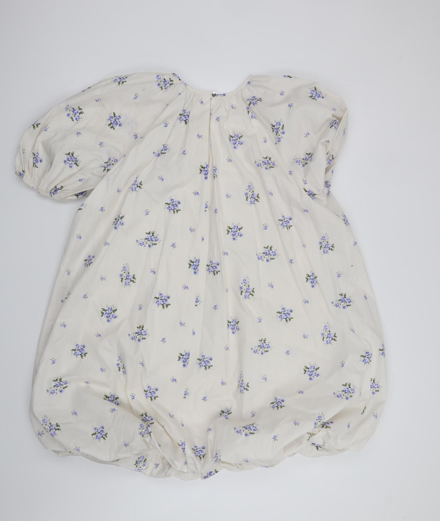 Primark Womens White Floral  A-Line  Size 14