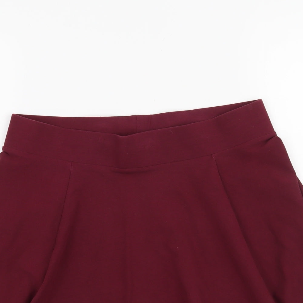 H&M Womens Purple   Skater Skirt Size S