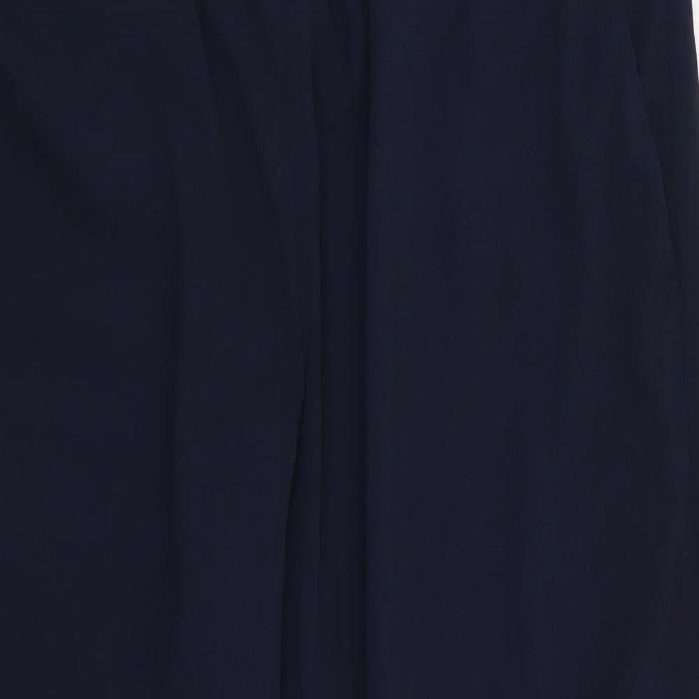 H&M Womens Blue   Cropped Trousers Size 22 L25 in