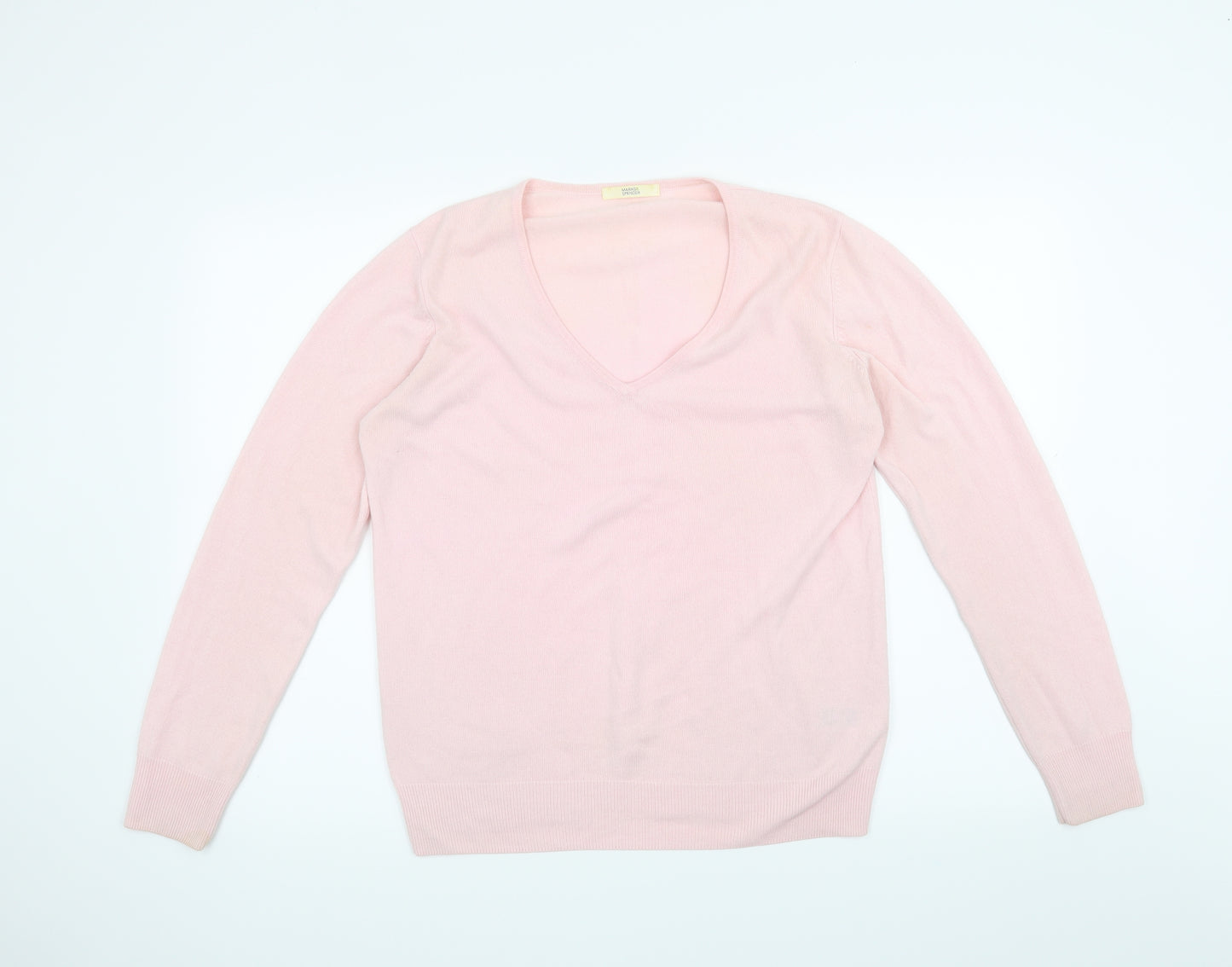 Marks and Spencer Womens Pink   Pullover Jumper Size 12