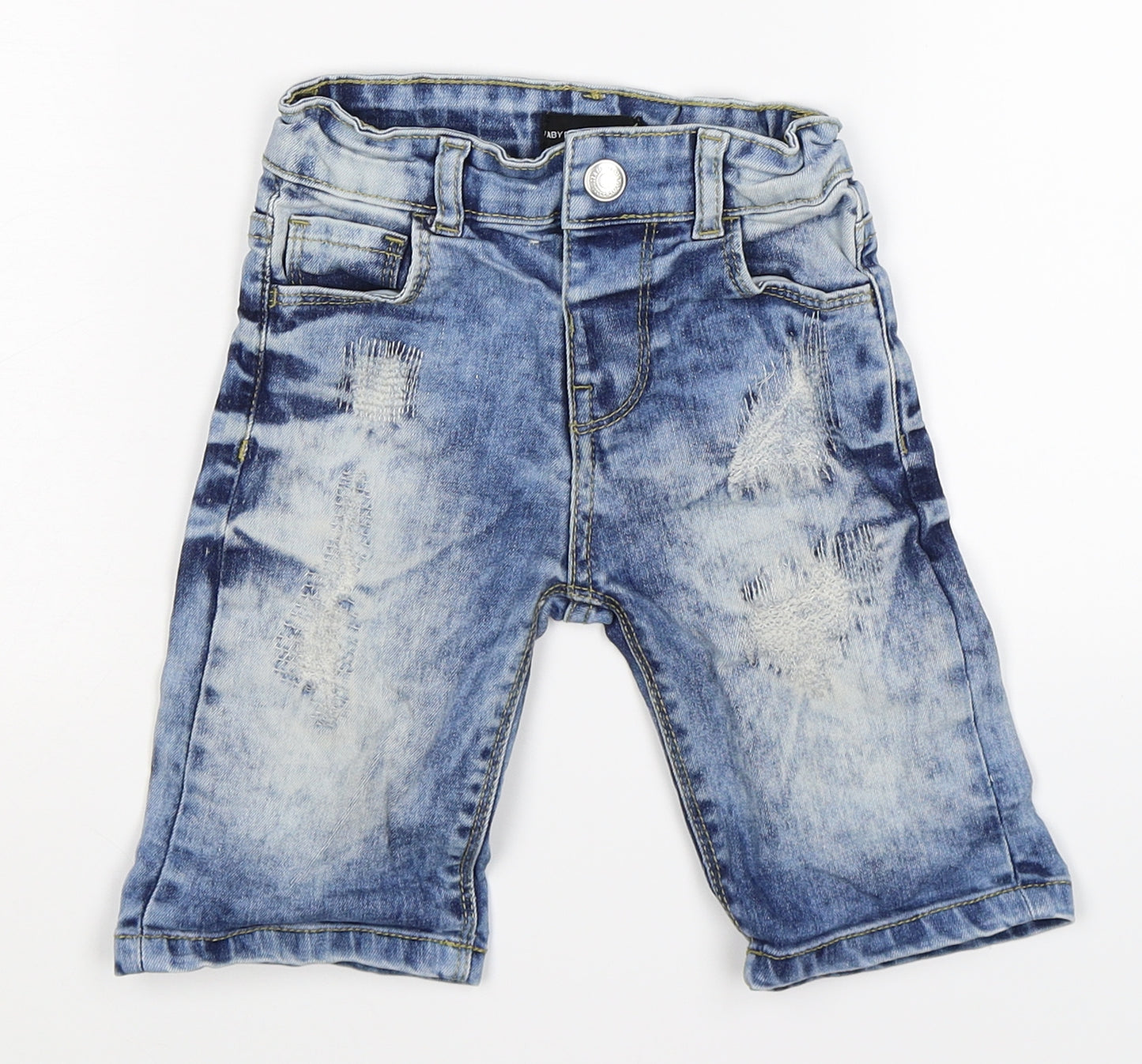 baby boy Boys Blue  Denim Cargo Shorts Size 2-3 Years