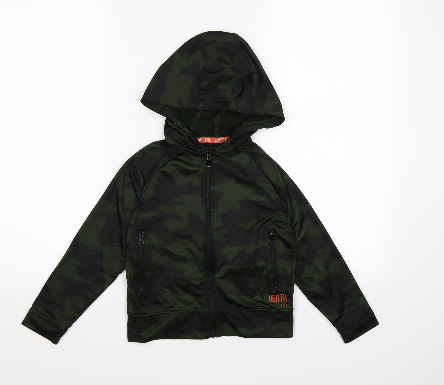 US Athletic Boys Green Camouflage  Jacket  Size 6 Years
