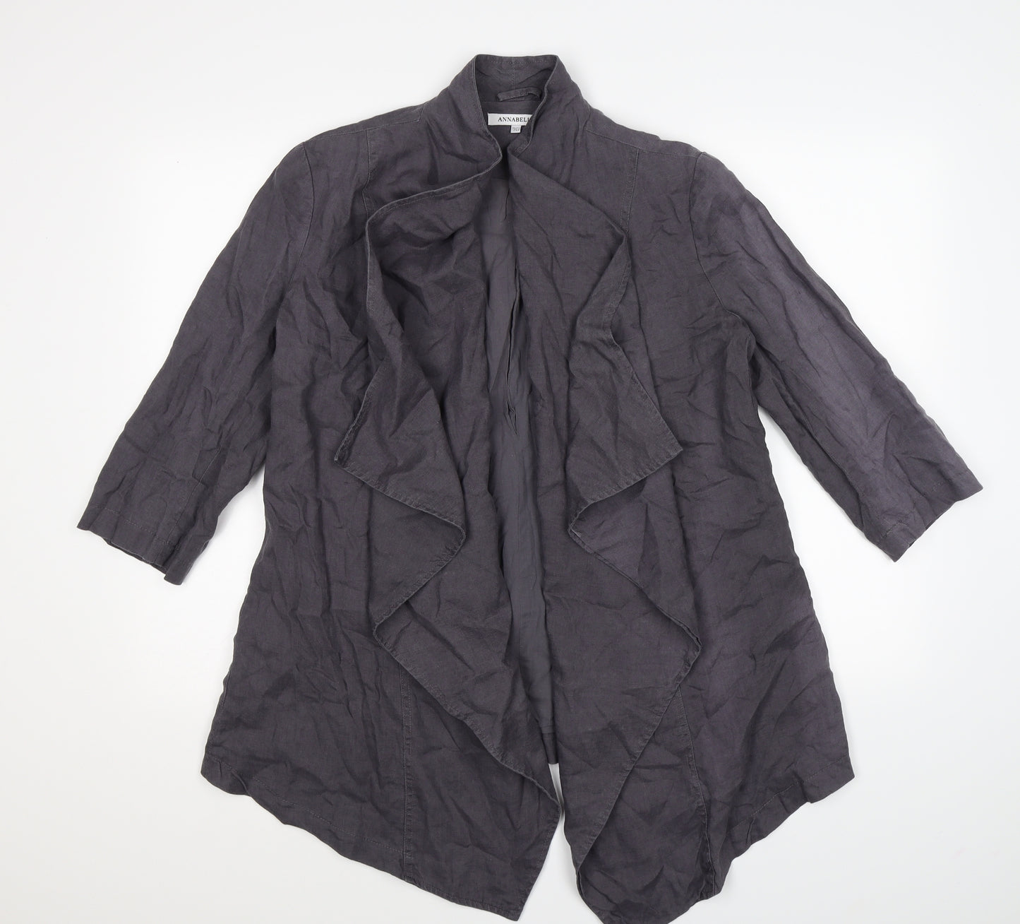 Annabelle Womens Grey   Cardigan Jumper Size 12  - waterfall