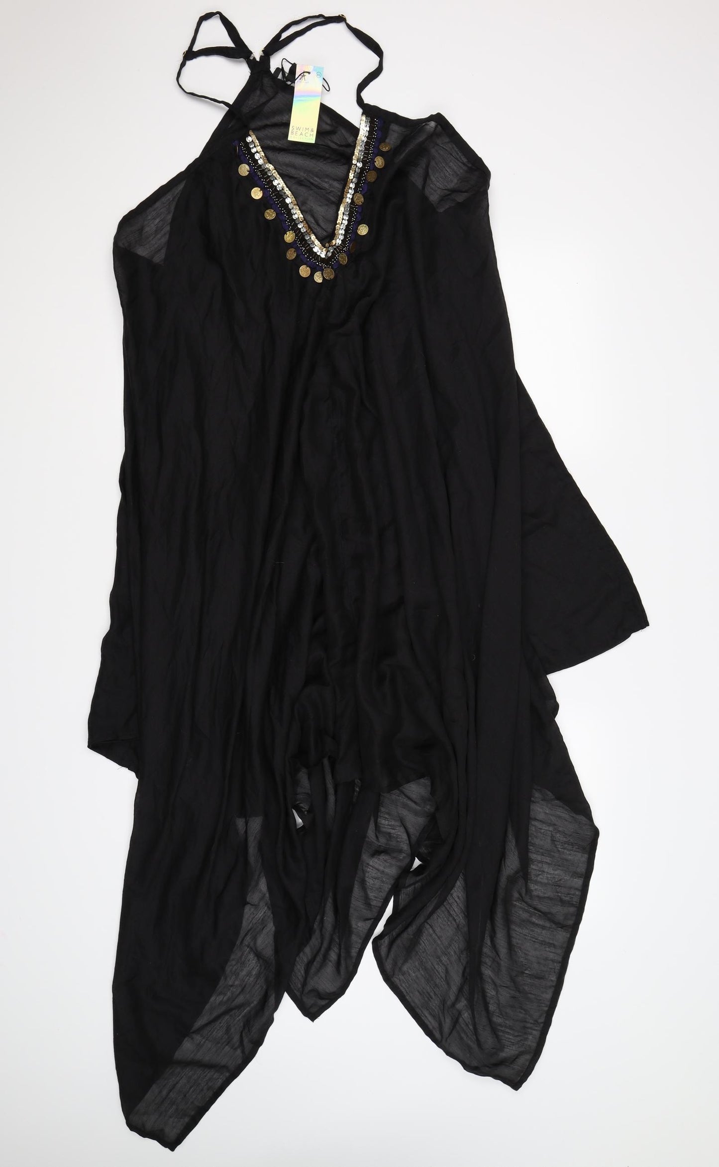 Primark Womens Black   Kaftan  Size XL  - beach wear