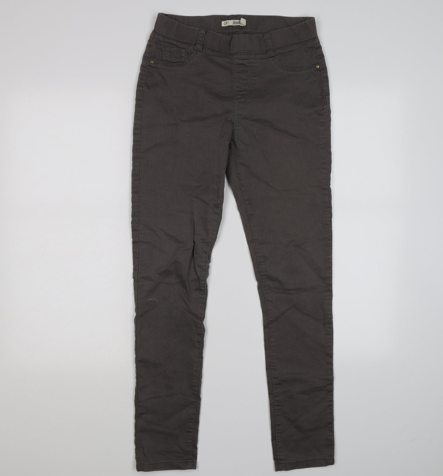 Dorothy Perkins Womens Grey  Denim Jegging Leggings Size 8 L27 in