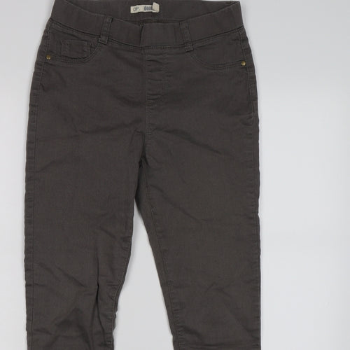 Dorothy Perkins Womens Grey  Denim Jegging Leggings Size 8 L27 in