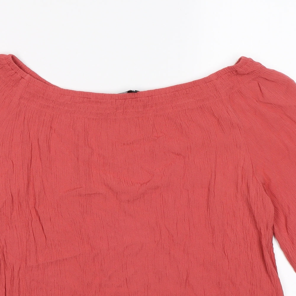 New Look Womens Pink   Tunic T-Shirt Size 12