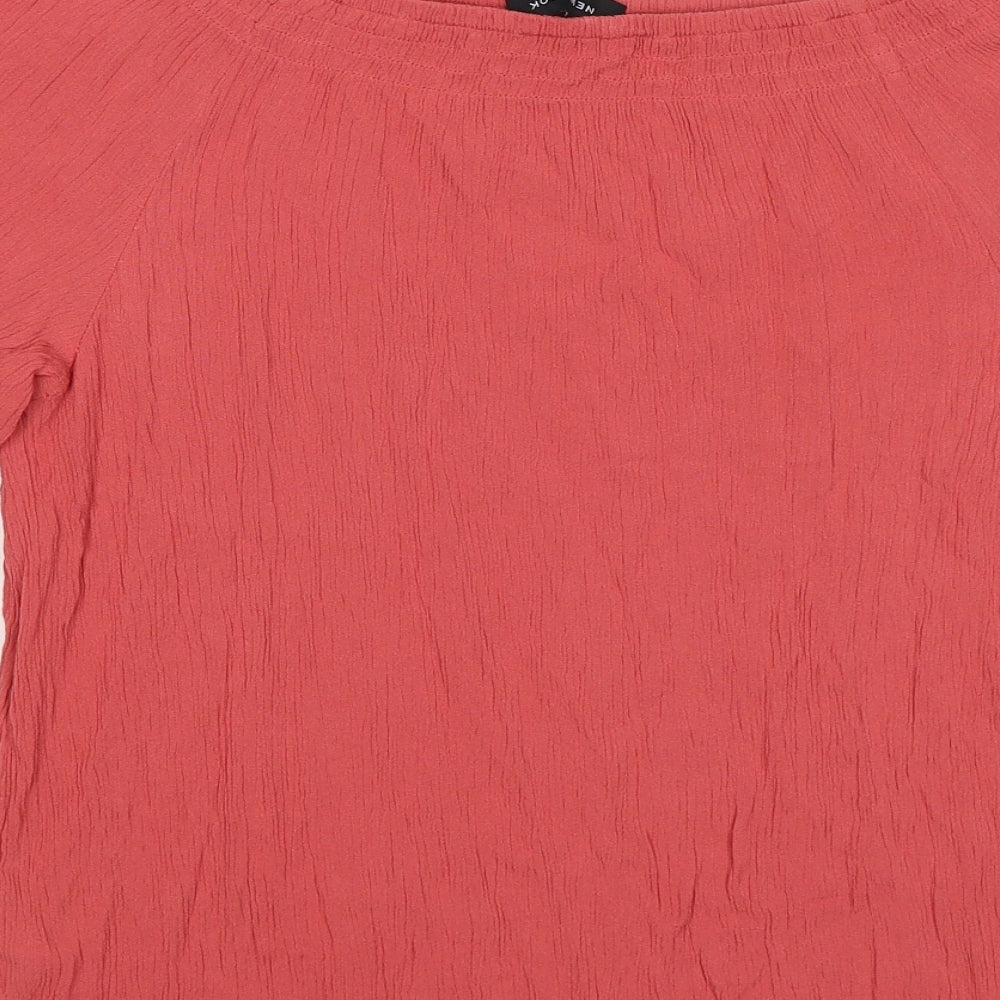 New Look Womens Pink   Tunic T-Shirt Size 12