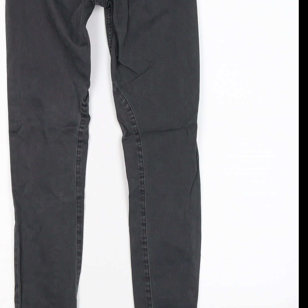 River Island Womens Grey  Denim Skinny Jeans Size 6 L29 in