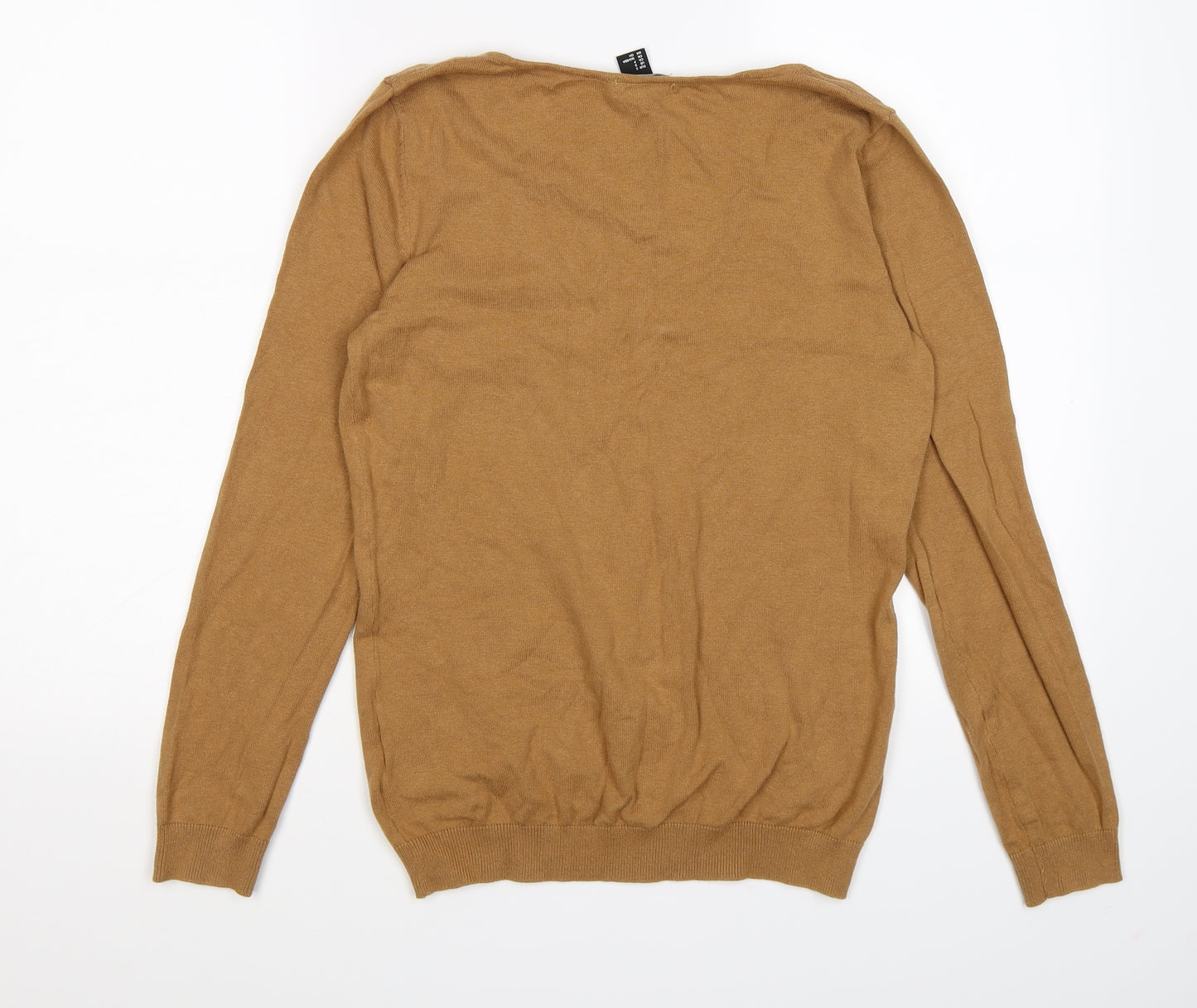 H&M Womens Brown  Knit Pullover Jumper Size S