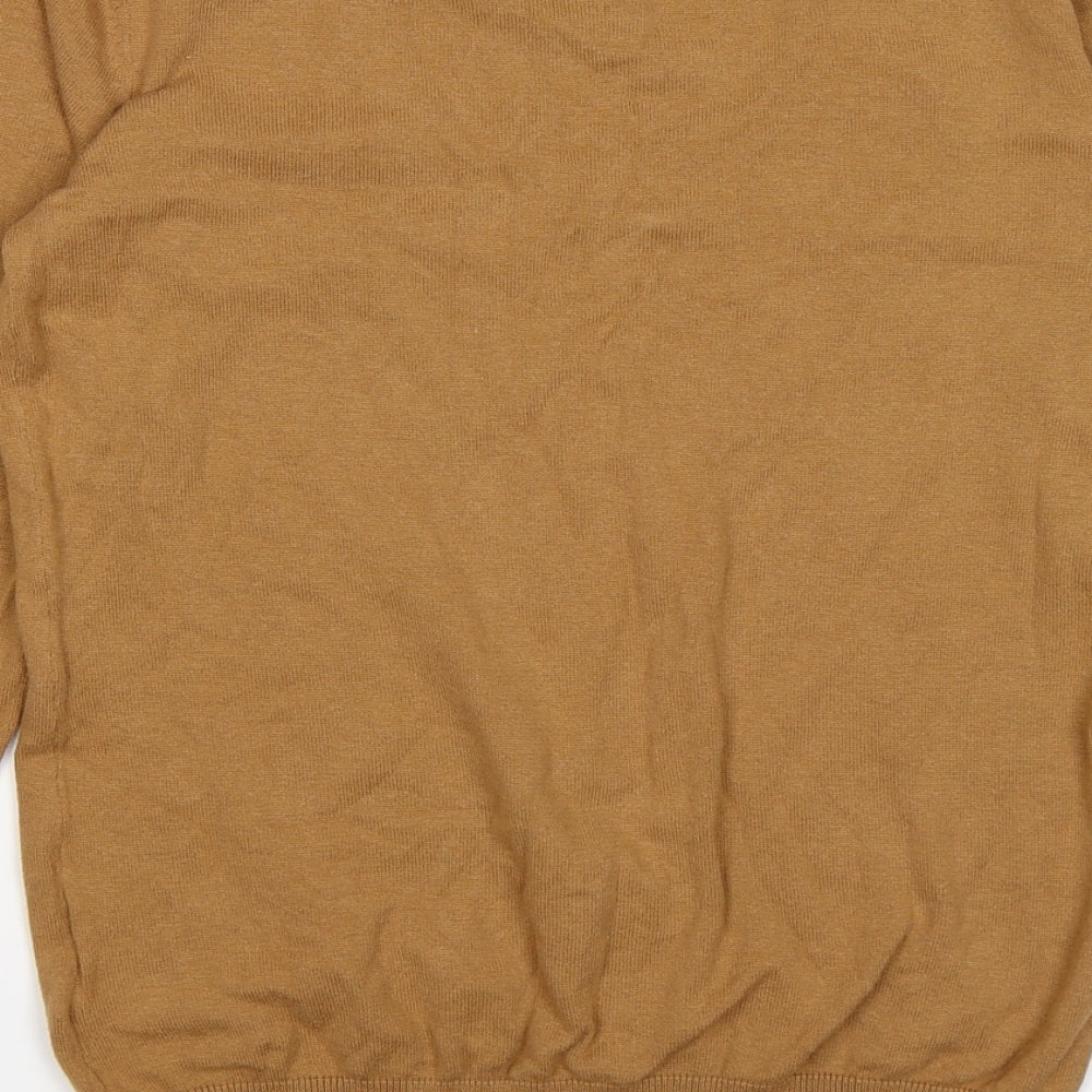 H&M Womens Brown  Knit Pullover Jumper Size S