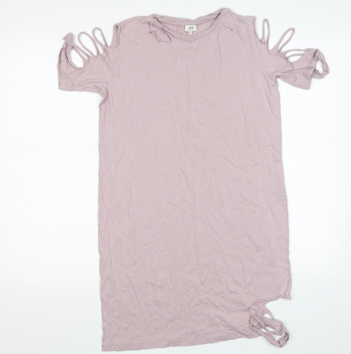 River Island Womens Pink   T-Shirt Dress  Size XS