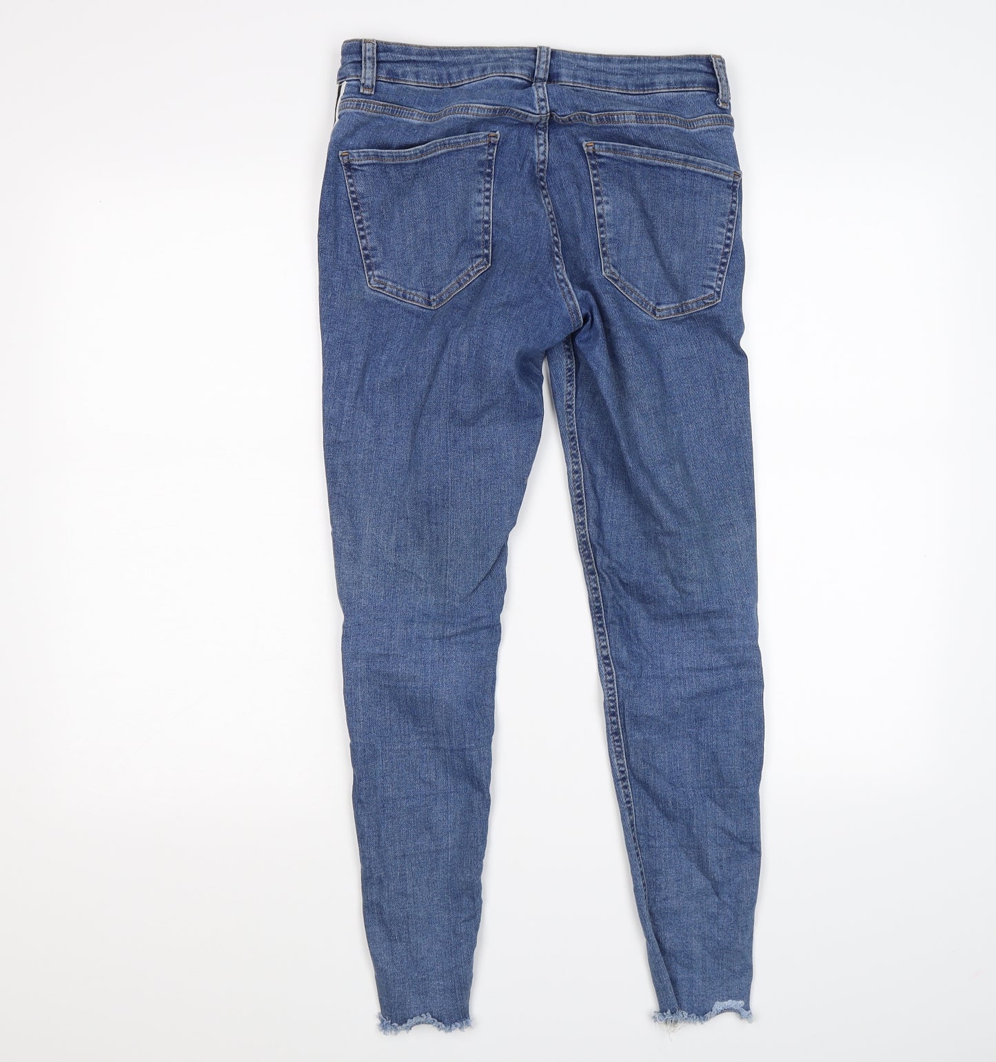denim co Womens Blue  Denim Skinny Jeans Size 8 L26 in - taped seams