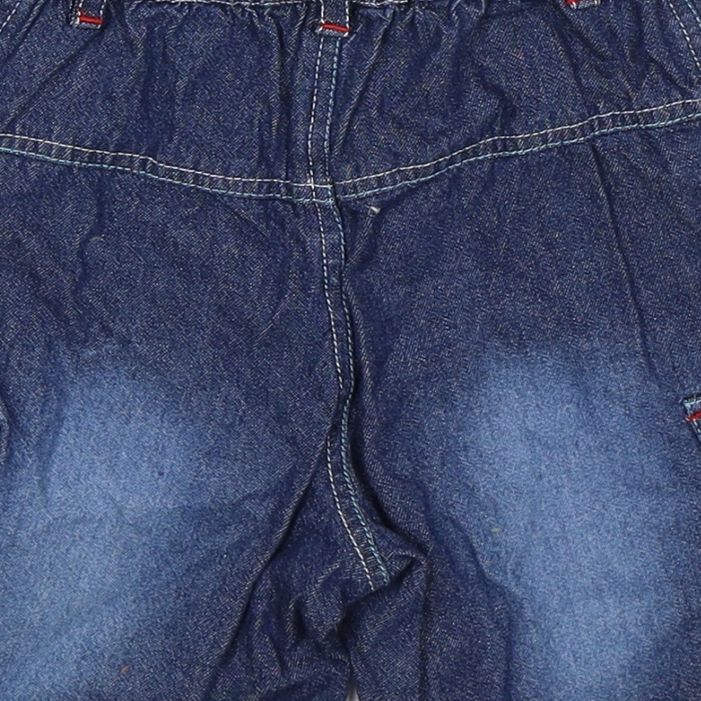 Aardvark Boys Blue  Denim Cargo Shorts Size 2 Years
