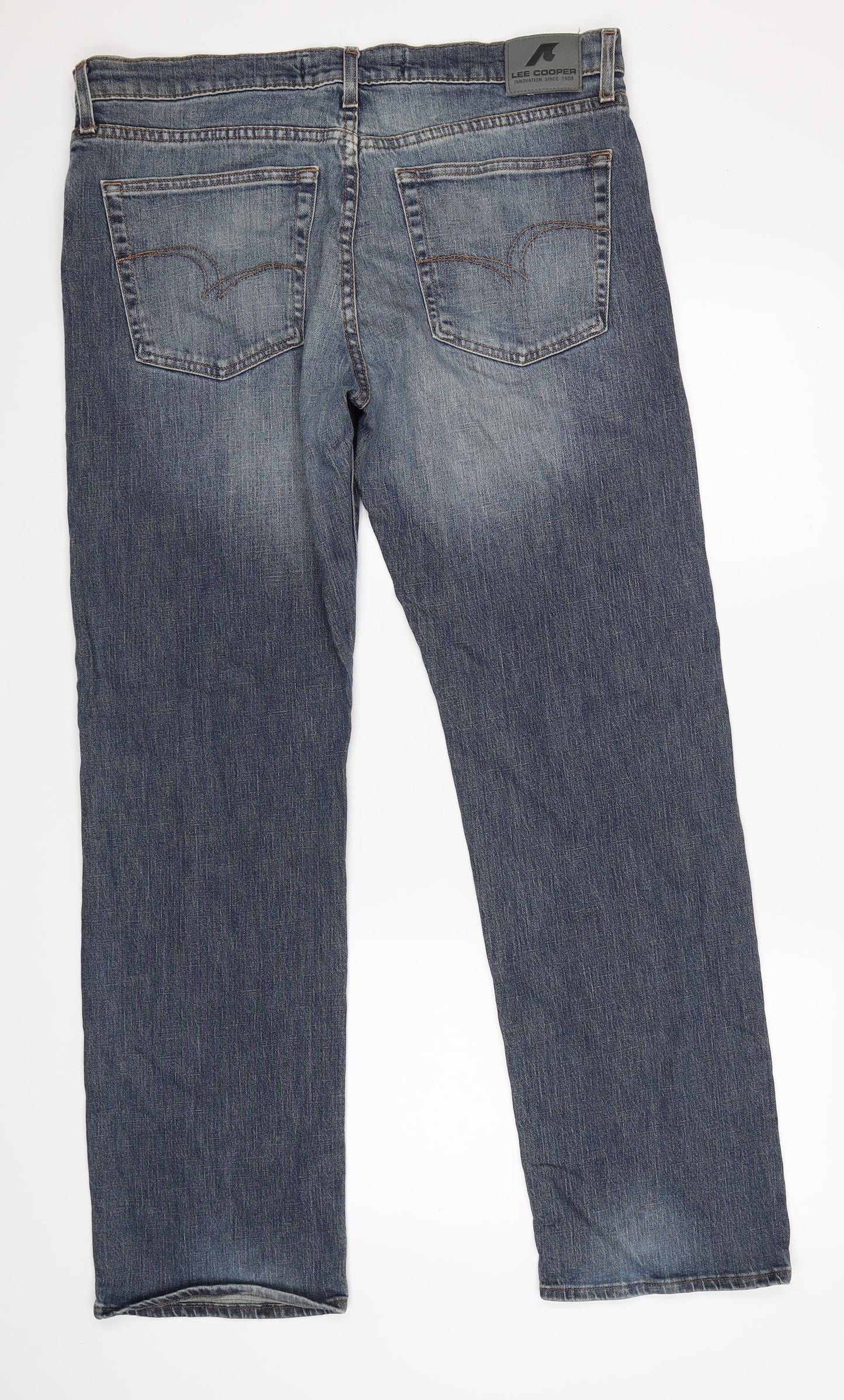 Lee Cooper Mens Blue  Denim Straight Jeans Size 36 L32 in
