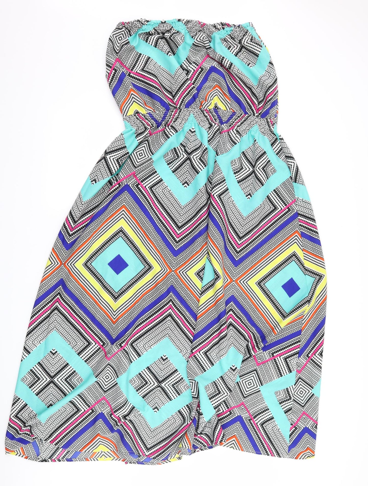 Atmosphere Womens Black Geometric  Maxi  Size 18  - Boob Tube