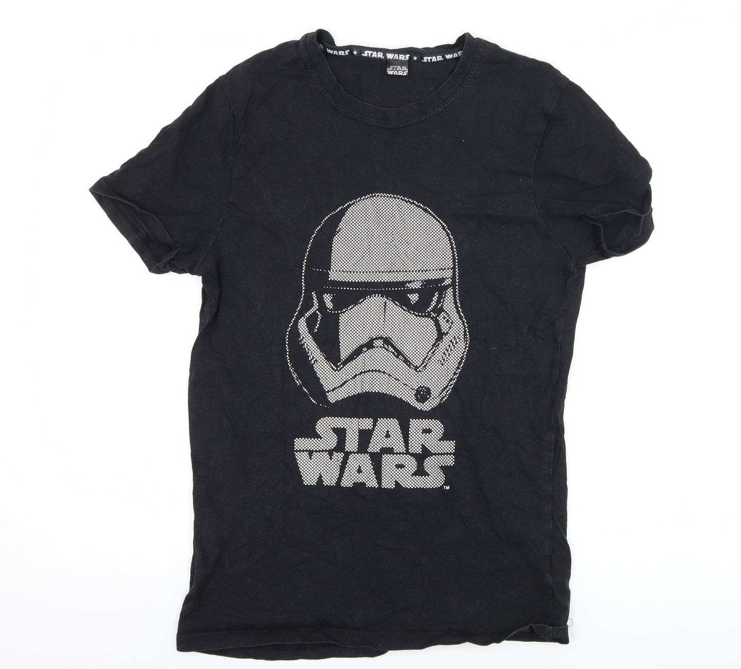 F&F Mens Black    T-Shirt Size S  - Star wars