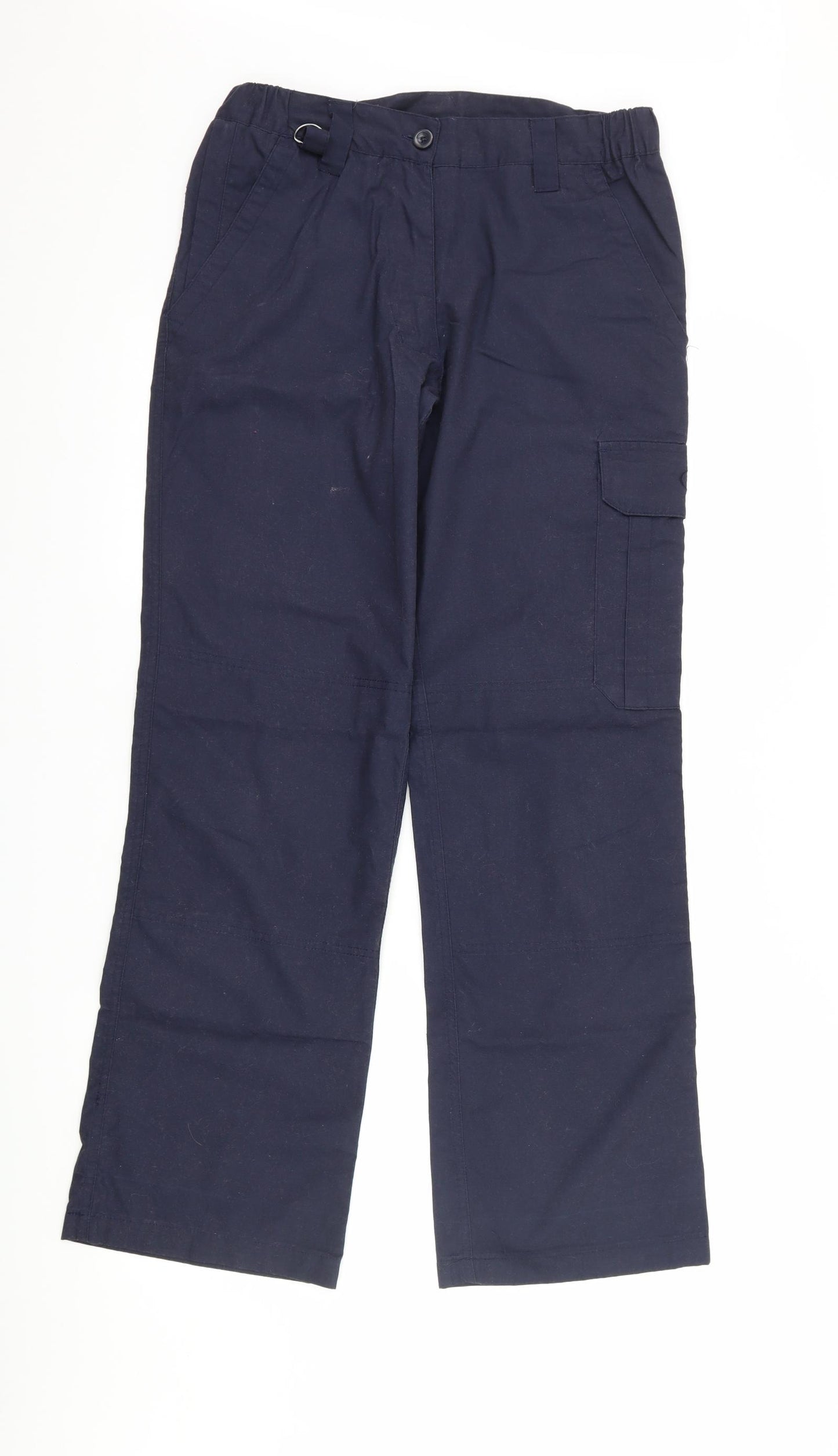 Scout Shops Womens Blue   Cargo Trousers Size 10 L30 in
