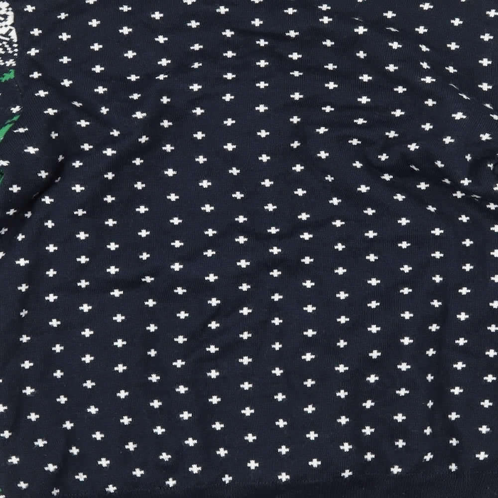 F&F Mens Blue   Pullover Jumper Size M  - christmas