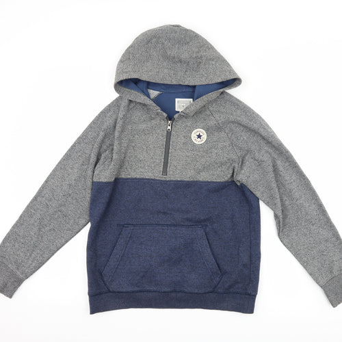 Converse Boys Grey   Full Zip Hoodie Size 10-11 Years