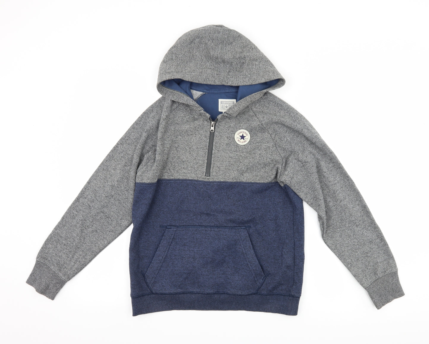 Converse Boys Grey   Full Zip Hoodie Size 10-11 Years