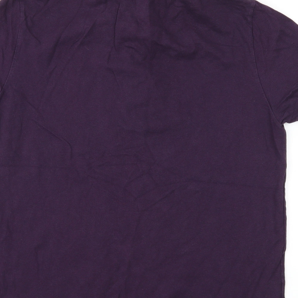 Lacoste Mens Purple    Polo Size L