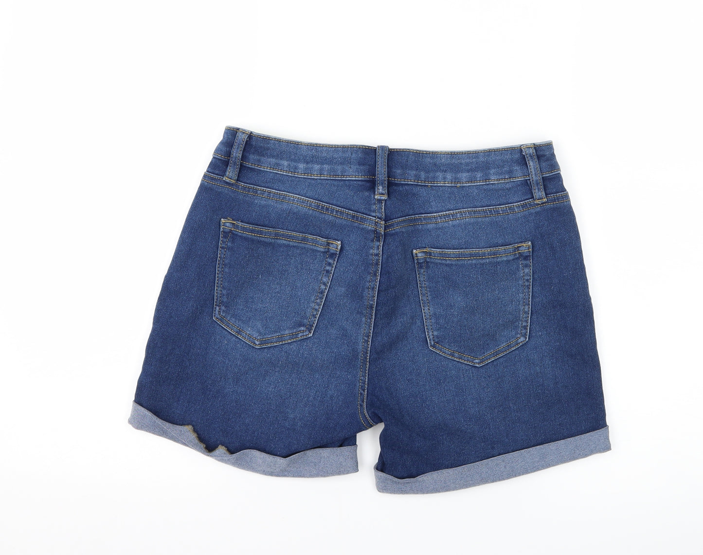 denim co Womens Blue  Denim Hot Pants Shorts Size 12