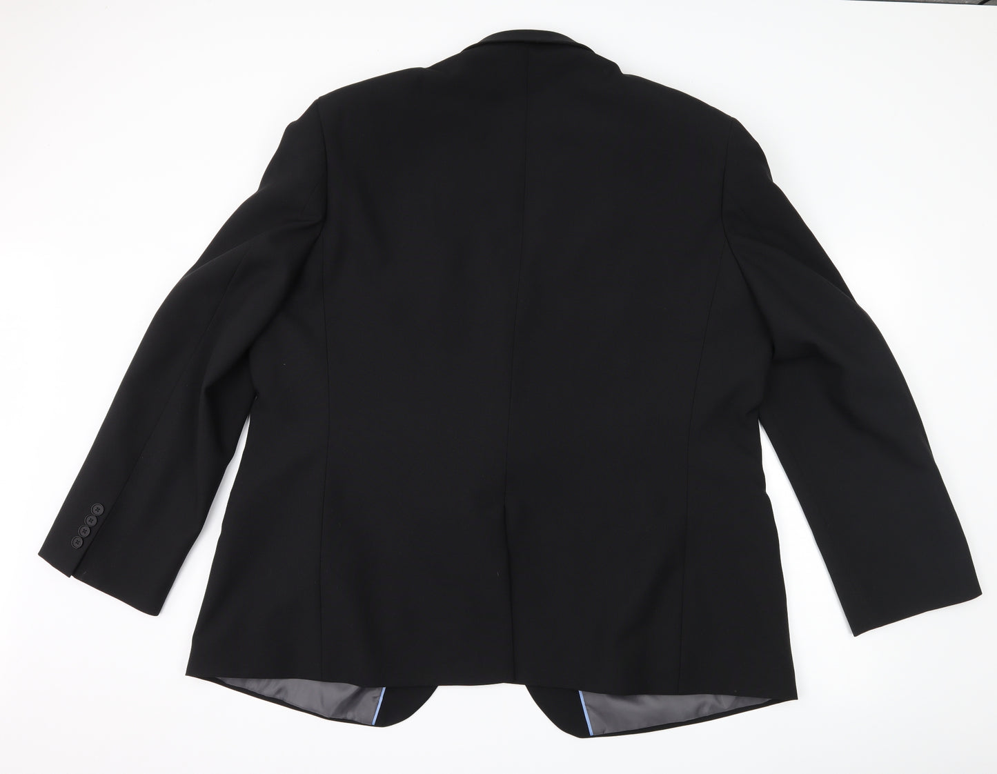 George Mens Black   Jacket Suit Jacket Size 50