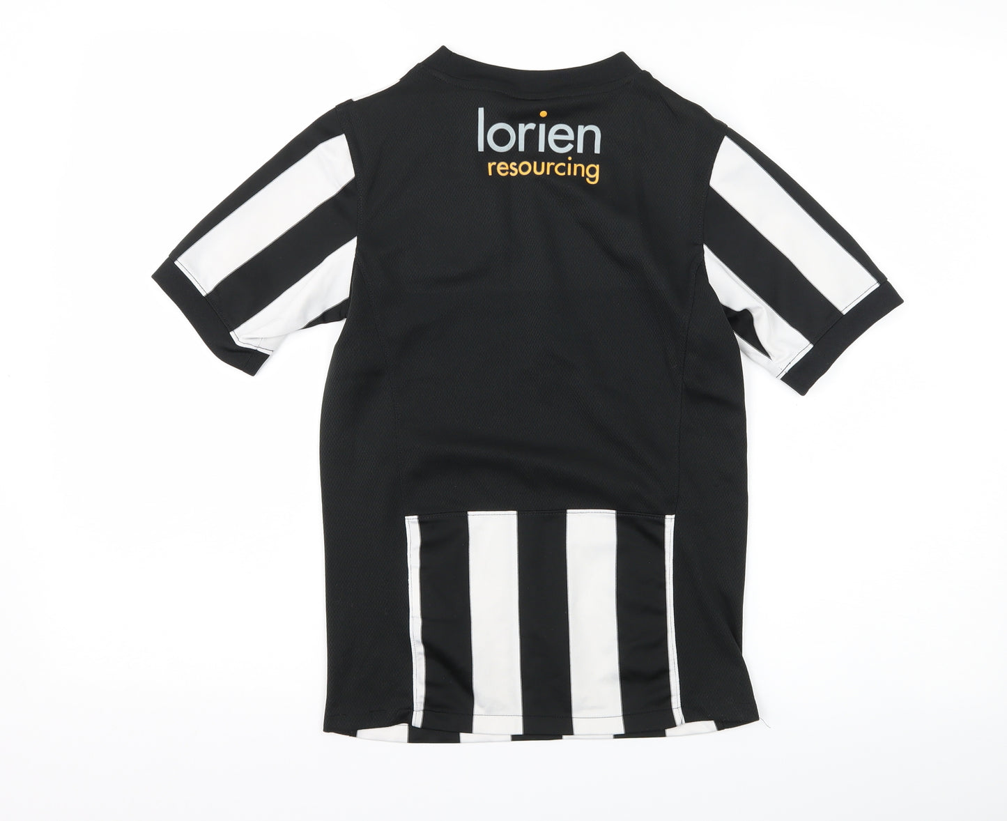 Nike Boys Black Striped  Basic T-Shirt Size 8-9 Years  - notts county fc