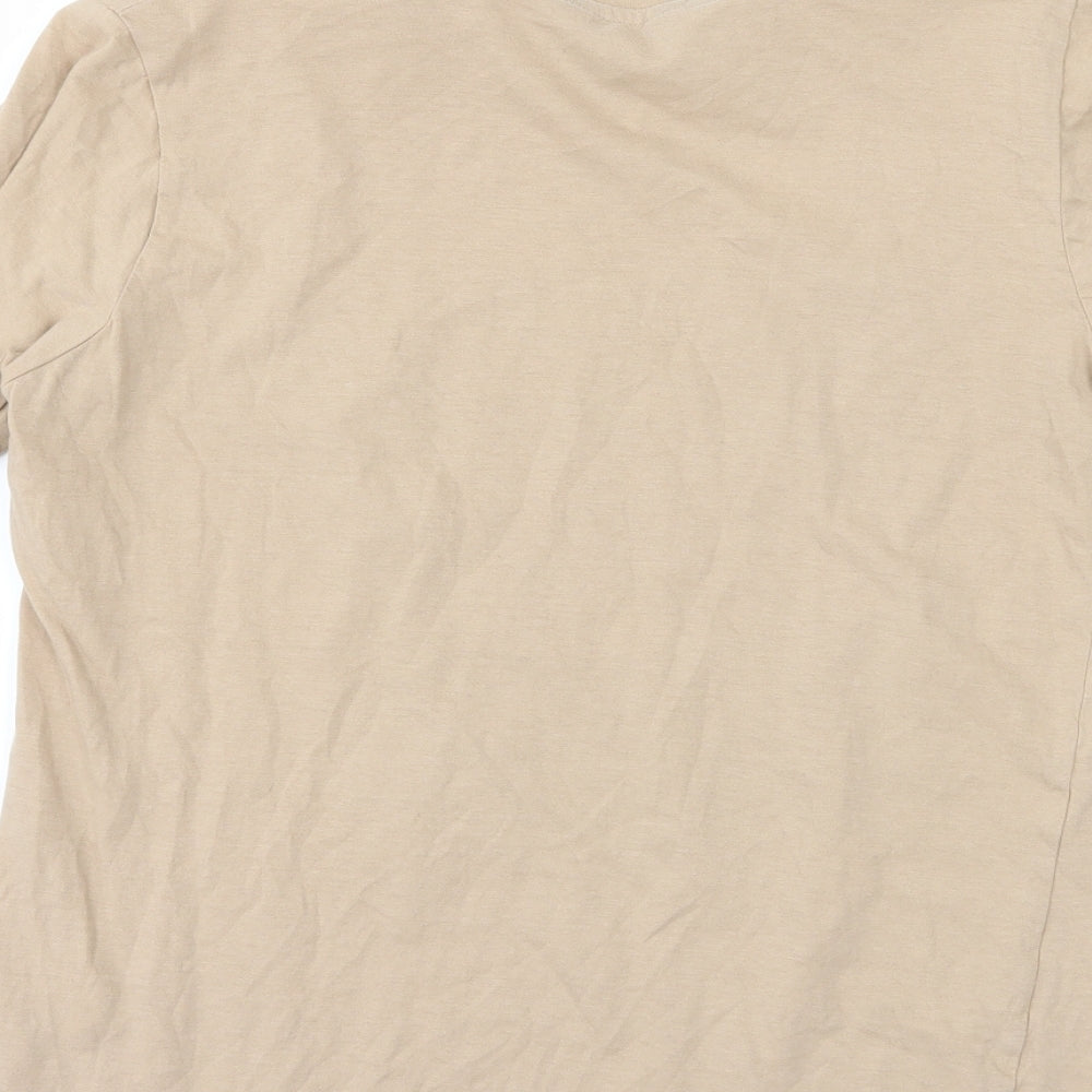 New Look Womens Brown   Basic T-Shirt Size 10  - love