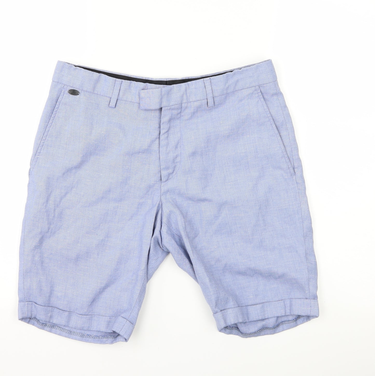 River Island Mens Blue   Chino Shorts Size 30 in