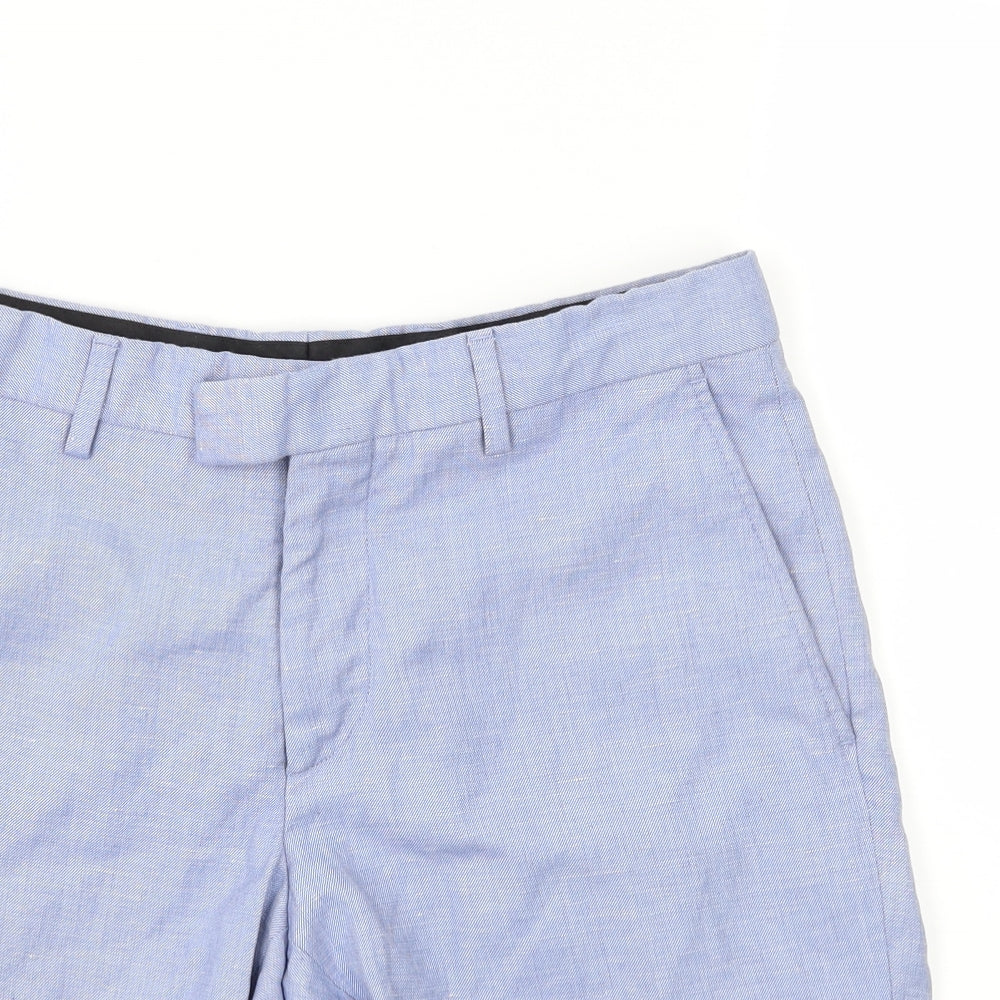 River Island Mens Blue   Chino Shorts Size 30 in
