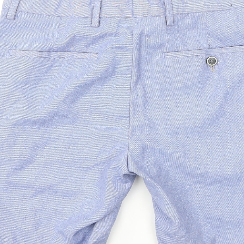 River Island Mens Blue   Chino Shorts Size 30 in