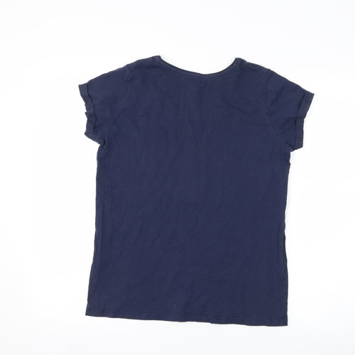 Primark Girls Blue   Basic T-Shirt Size 14-15 Years  - Team Floss Unicorn
