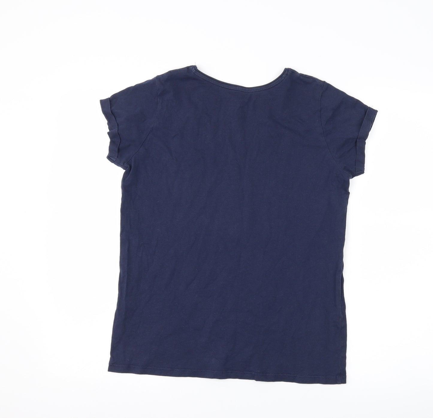Primark Girls Blue   Basic T-Shirt Size 14-15 Years  - Team Floss Unicorn