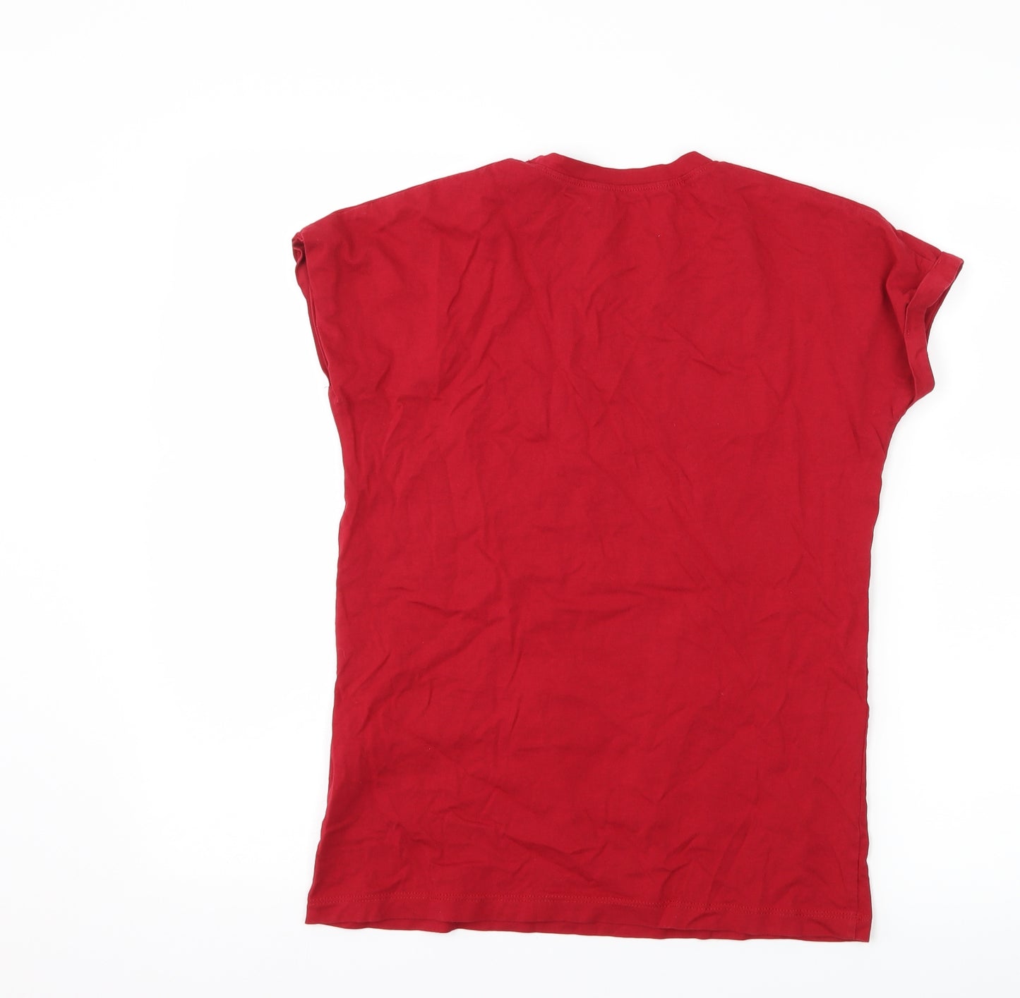 Tezenis Womens Red   Basic T-Shirt Size S  - christmas