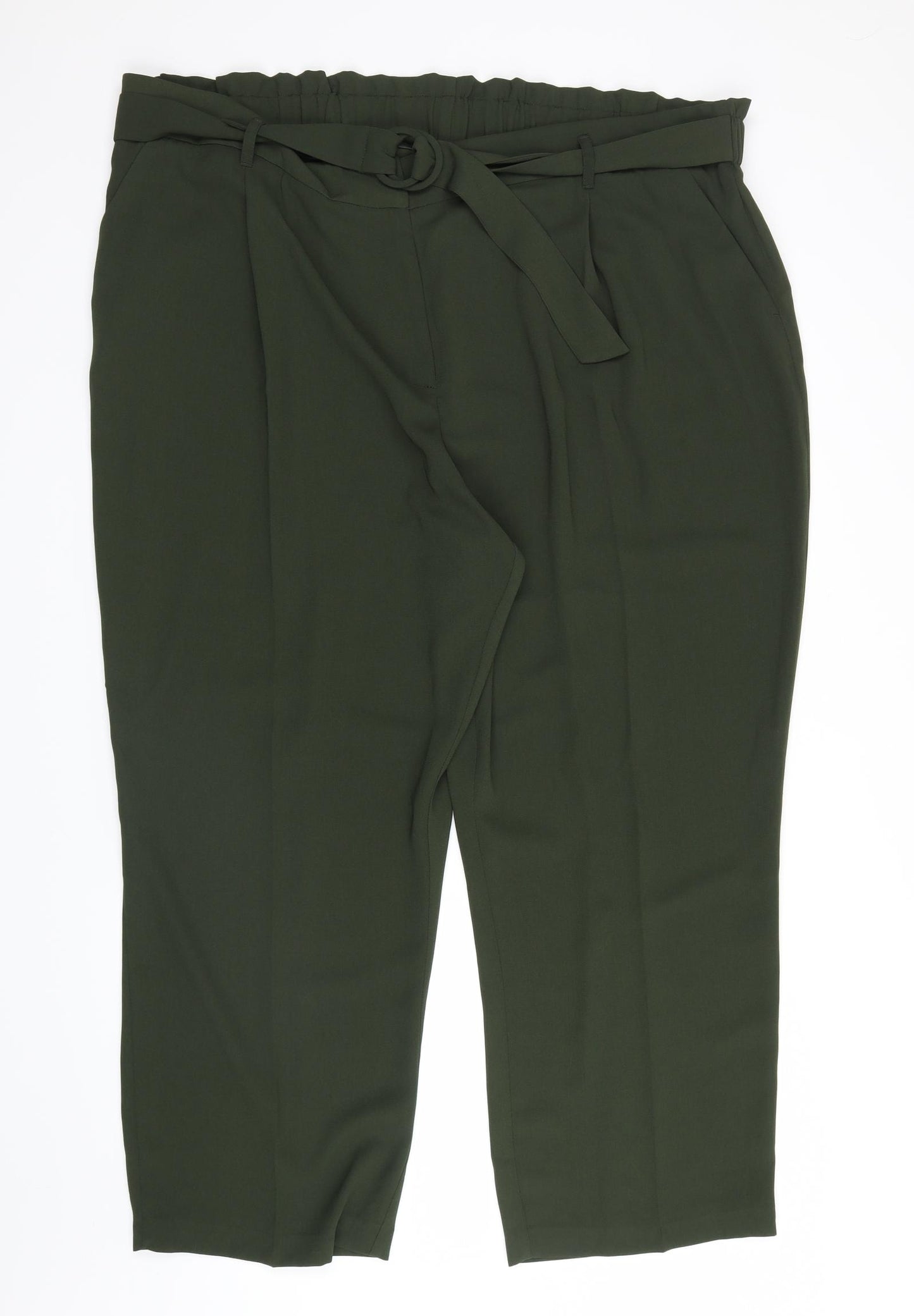 George Womens Green   Cropped Trousers Size 24