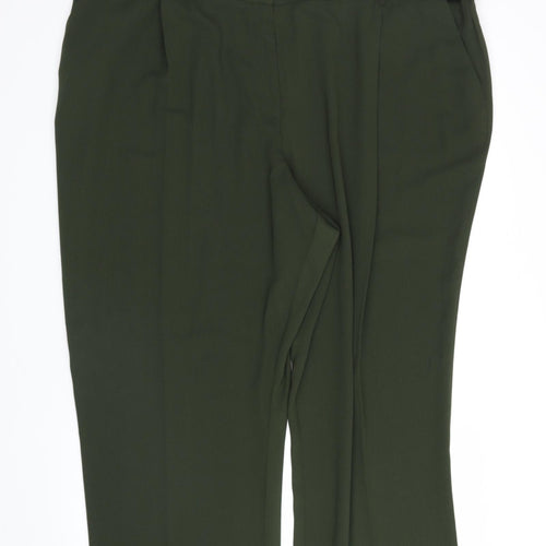 George Womens Green   Cropped Trousers Size 24