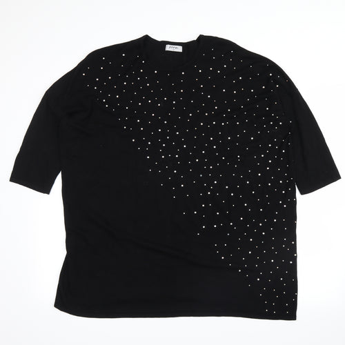 Soon Womens Black   Pullover Sweatshirt Size 14