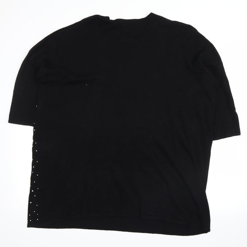 Soon Womens Black   Pullover Sweatshirt Size 14