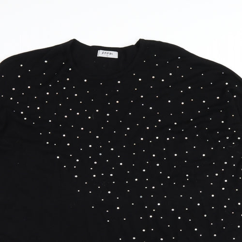 Soon Womens Black   Pullover Sweatshirt Size 14