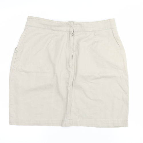 Joie de Vivre Womens Beige   Bandage Skirt Size 12