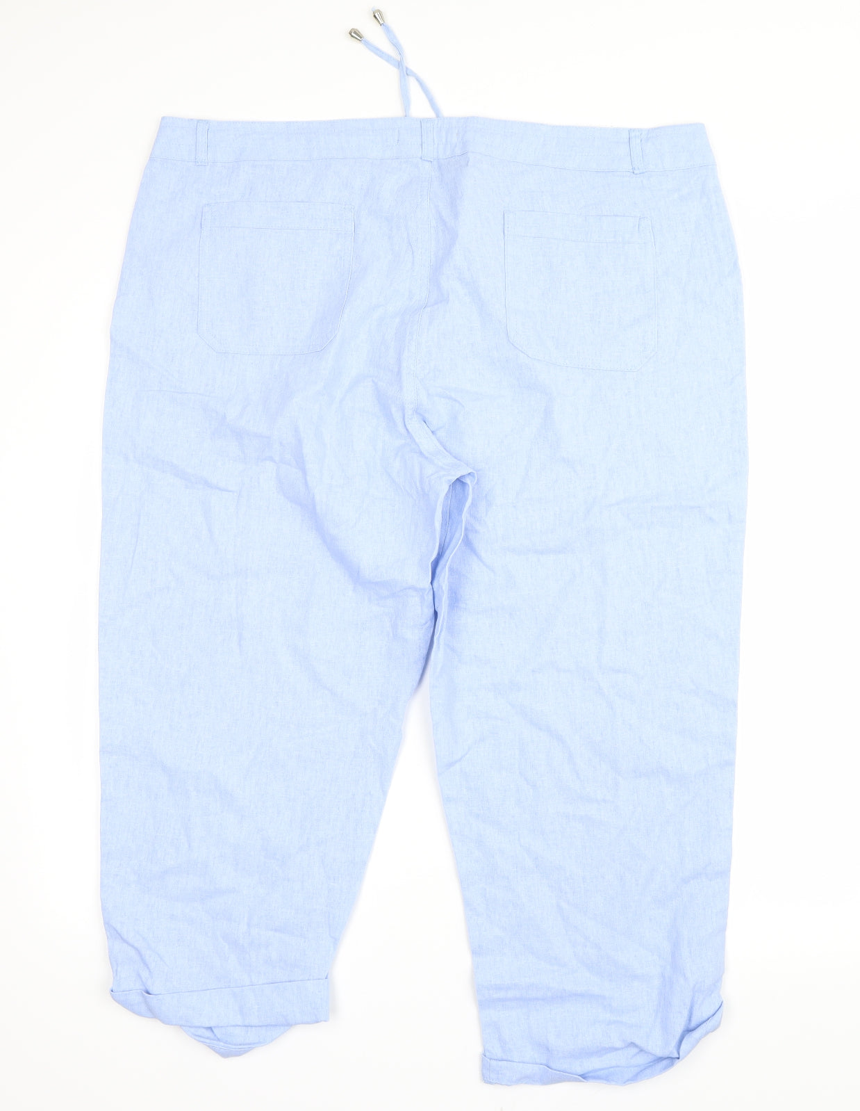 Atmosphere Womens Blue   Cropped Trousers Size 20