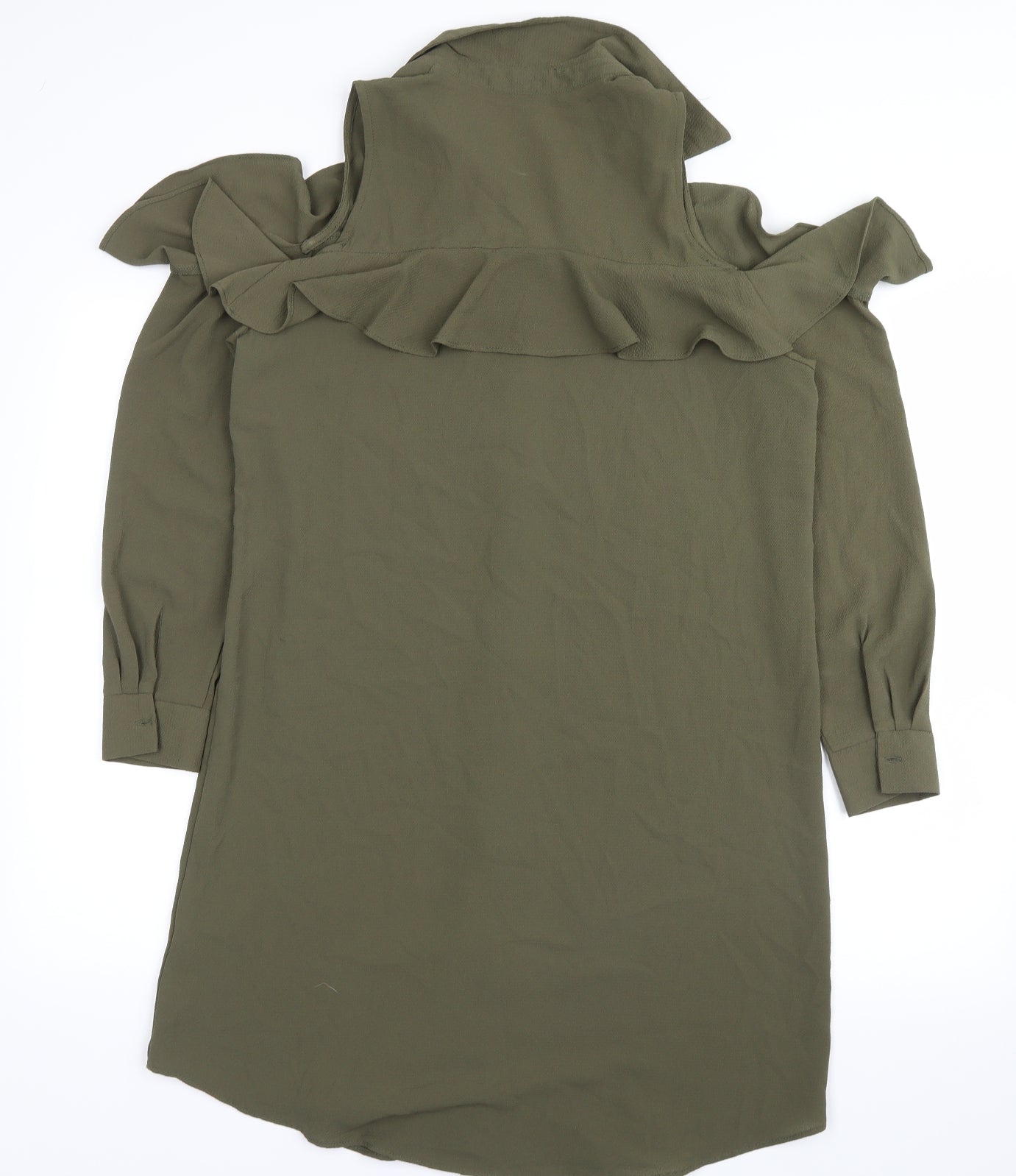 cameo rose Womens Green   Basic Button-Up Size 8