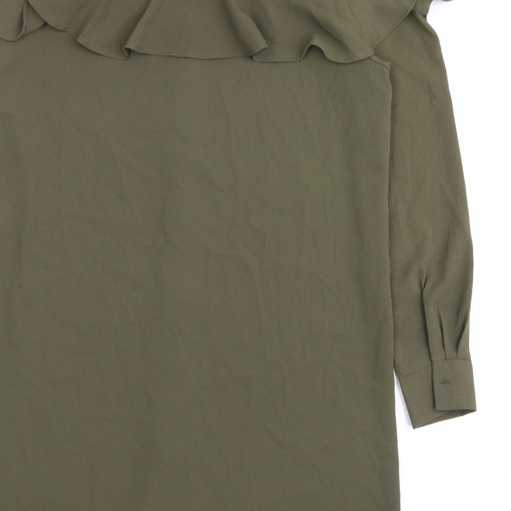 cameo rose Womens Green   Basic Button-Up Size 8